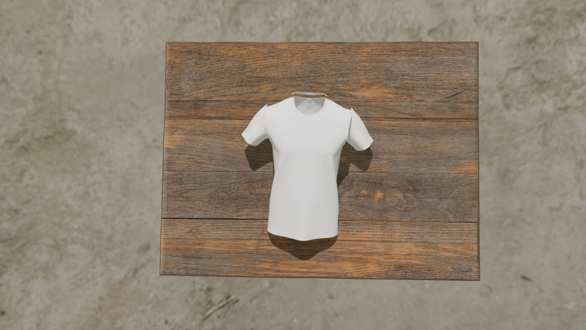 Synthetic render, camera angle A